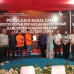 Pengajuan Bacaleg Partai Buruh Daerah Kabupaten Konawe Selatan Diterima oleh KPU